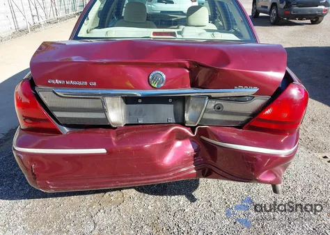 2006 Mercury Grand Marquis Gs из США, поврежденный, VIN 2MEFM74V96X606239